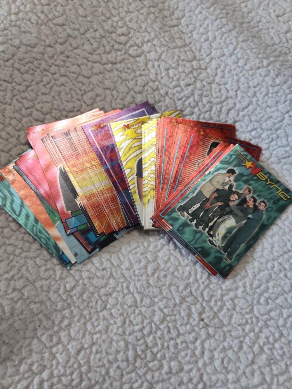 Nsync boy band trading card bundle lot Y2K nostalgia